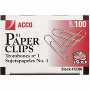 ACCO Premium Paper Clips, 1 Pack