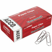 ACCO Economy Jumbo Smooth Paper Clips, 1 Pack