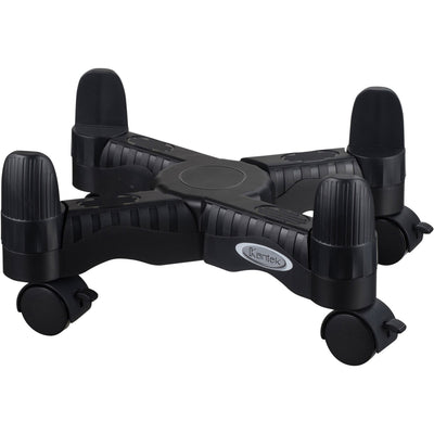 Kantek Mobile CPU Stand Slim Sleek Design Adjustable for Range of CPUs, Black, 12EA/CT — view 1