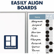 Quartet Matrix Whiteboard, 1 Each