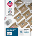 Chartpak Maco White UPC Labels, 5000 / Box, MACML5000