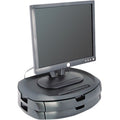 Kantek 2-Drawer Black Monitor Stand/Organizer, KTKMS200B