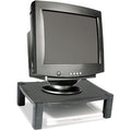 Kantek Single-Level Height-Adjustable Monitor Stand, Black, KTKMS400