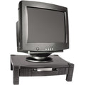 Kantek Height-Adjustable Monitor Stand with Organizing Drawer, Black, KTKMS420