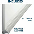 ACCO Quartet Porcelain Magenetic Whiteboard, QRTPPA406