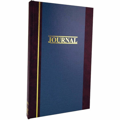 ACCO Wilson Jones S300 Single Entry Ledger Account Journal, Blue, 7.25" Width x 11.75" Length, WLJS30015SEL