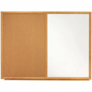 Quartet Standard Combination Whiteboard/Cork Bulletin Board, 1 Each