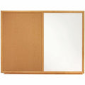 ACCO Quartet Standard Combination Whiteboard/Cork Bulletin Board, QRTS553