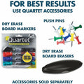 ACCO Quartet Standard Combination Whiteboard/Cork Bulletin Board, QRTS554