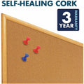 ACCO Quartet Standard Combination Whiteboard/Cork Bulletin Board, QRTS554