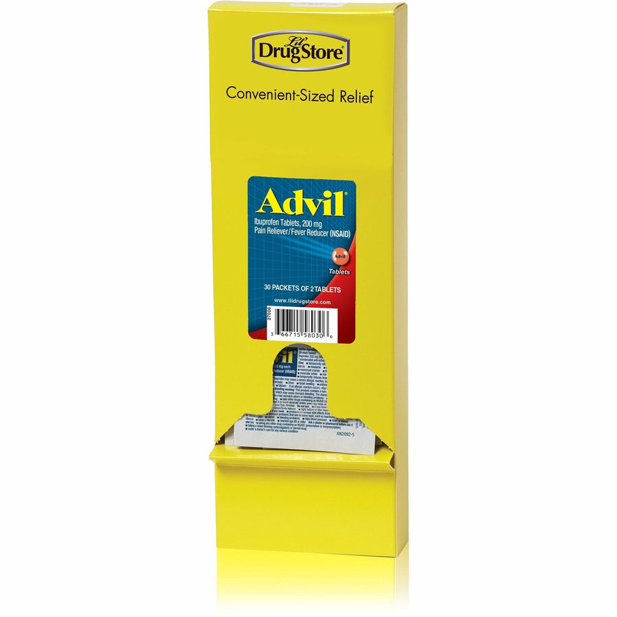 Advil Pain Reliever/Fever Reducer Single-Dose Refills, 1 / Box, LIL58030
