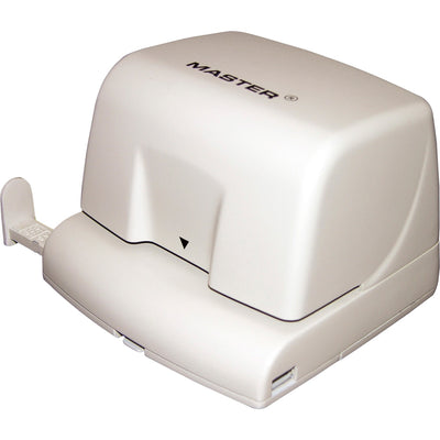 Martin Yale Industries Master Products Compact Electric 2-Hole Punch, Platinum, MATEP210