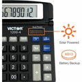 Victor 12004 Desktop Calculator, Black, VCT12004