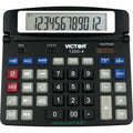 Victor 12004 Desktop Calculator, Black, VCT12004