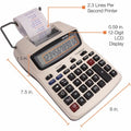 Victor 12082 Printing Calculator, White, VCT12082