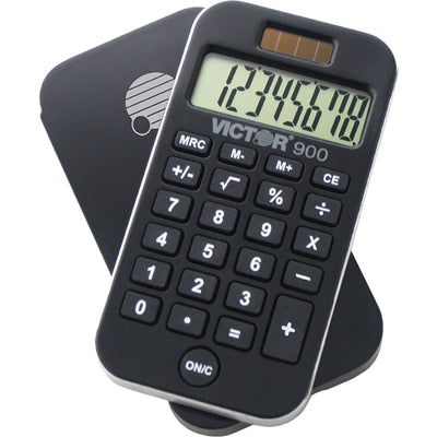 Victor 900 Handheld Calculator, Black, VCT900
