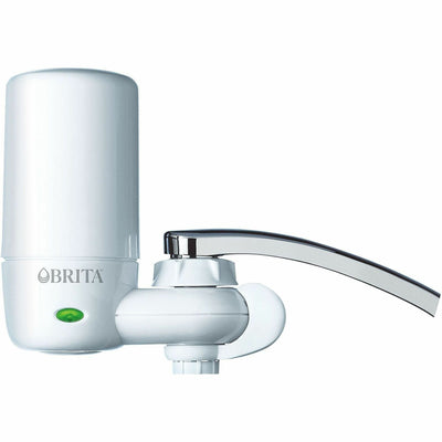 The Clorox Brita Faucet Mount System with 1 Elite Advanced Replacement Filter, Blue, CLO42201