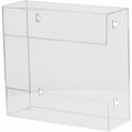 Kantek Double Glove Box Dispenser, Clear, KTKAH120