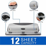 Swingline EasyView Desktop Punch, 1 Each