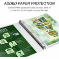 Samsill Earth's Choice Plant-based Durable View Binder, White, 8 1/2" Width x 11" Length, SAM18917