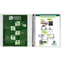 Samsill Earth's Choice Plant-based Durable View Binder, White, 8 1/2" Width x 11" Length, SAM18917