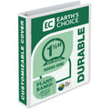 Samsill Earth's Choice Plant-based Durable View Binder, White, 8 1/2" Width x 11" Length, SAM18957