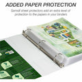 Samsill Earth's Choice Plant-based Durable View Binder, White, 8 1/2" Width x 11" Length, SAM18957