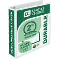 Samsill Earth's Choice Plant-based Durable View Binder, White, 8 1/2" Width x 11" Length, SAM18967