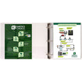 Samsill Earth's Choice Plant-based Durable View Binder, White, 8 1/2" Width x 11" Length, SAM18967