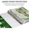 Samsill Earth's Choice Plant-based Durable View Binder, White, 8 1/2" Width x 11" Length, SAM18987