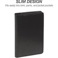 Samsill Regal Carrying Case (Wallet) Business Card - Black, SAM81220