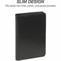 Samsill Regal Carrying Case (Wallet) Business Card - Black, SAM81220