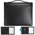 Samsill Regal Letter Pad Folio with Fastener, Black, 8 1/2" Width x 11" Length, SAM15540