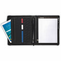 Samsill Regal Letter Pad Folio with Fastener, Black, 8 1/2" Width x 11" Length, SAM15540