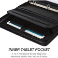 Samsill Letter Pad Folio, Black, 8 1/2" Width x 11" Length, SAM15650