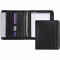 Samsill Letter Pad Folio, Black, 8 1/2" Width x 11" Length, SAM15650