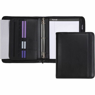Samsill Letter Pad Folio, Black, 8 1/2" Width x 11" Length, SAM15650