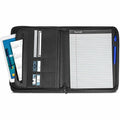 Samsill Letter Pad Folio, Black, 8 1/2" Width x 11" Length, SAM70820