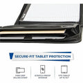 Samsill Letter Pad Folio, Black, 8 1/2" Width x 11" Length, SAM70820