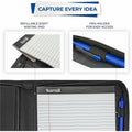Samsill Letter Pad Folio, Black, 8 1/2" Width x 11" Length, SAM70820