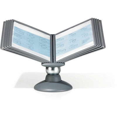 Durable Office Sherpa Motion Desk Reference System, Graphite Smoke, DBL553937