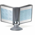 Durable Office Sherpa Motion Desk Reference System, Graphite Smoke, DBL553937
