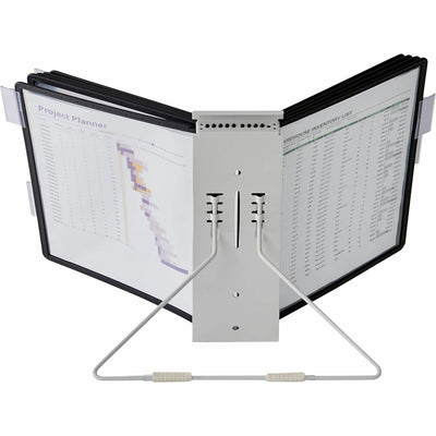 Durable Office InstaView Desktop Reference System, White, DBL5612-01