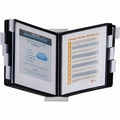 Durable Office InstaView Desktop Reference System, White, DBL561201
