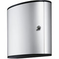 Durable Office 36 Key Brushed Aluminum Cabinet, Silver, DBL1952-23