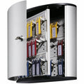 Durable Office 36 Key Brushed Aluminum Cabinet, Silver, DBL195223