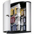 Durable Office 54 Key Brushed Aluminum Cabinet, Silver, DBL195323