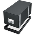 Fellowes Bankers Box Metal Base File Storage Box, Black, FEL15602