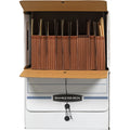 Fellowes Bankers Box Side-Tab File Storage Boxes, Blue, 12 / Carton, FEL00061