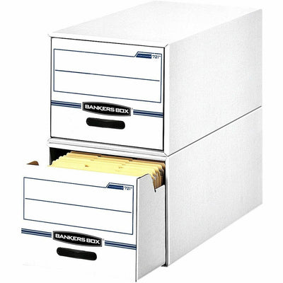 Fellowes Bankers Box Stor/Drawer - Legal, Blue, 6 / Carton — view 1